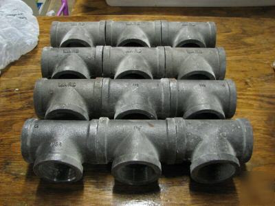 12 black pipe fittings,pipe tee,t's, more in our store.