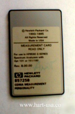 Hp 85725B cdma measurement card 4 8590E series sa