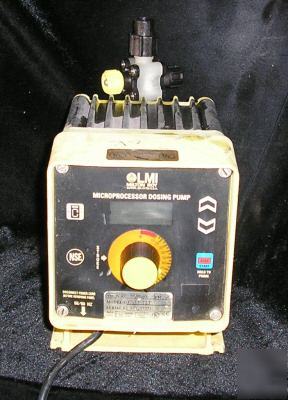 Lmi milton roy electronic pump C911-72T 2.5 gph 150 psi