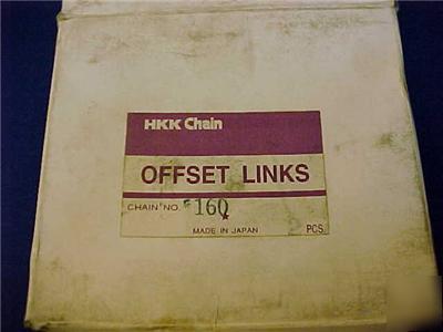 New 2 pc offset links hkk chain # 160 in box