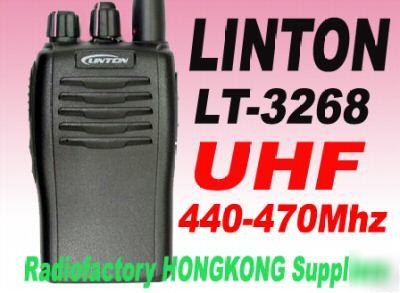 Linton lt-3268 440~470MHZ uhfcommercial radio+ earpiece