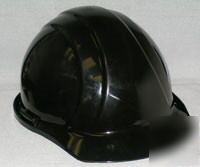 New lot of 12 black hard hats erb safety case