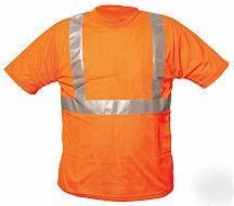 Ansi osha class ii 2 traffic safety t-shirt orange xl