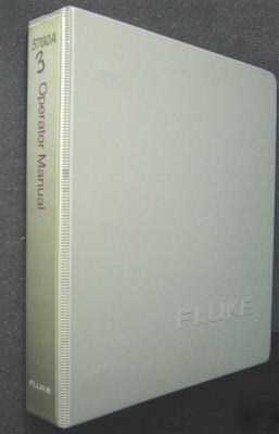 Fluke 5700A original operatos manual