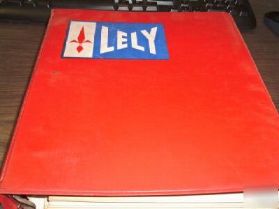 Lely dealer parts & sales book