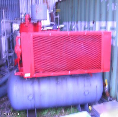 Redman 30 hp screw air compressor with receiver tank