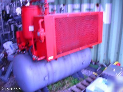 Redman 30 hp screw air compressor with receiver tank