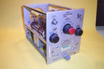 Tektronix oscilloscope type l plug-in unit fast rise