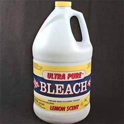 Ultra pure liquid bleach - lemon 128OZ case pack of 6