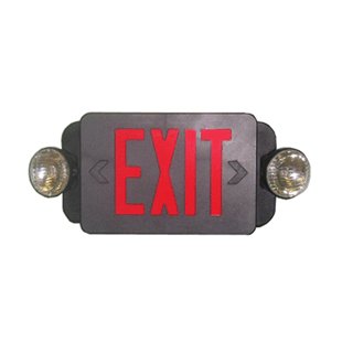 Combo led exit sign & emergency lighting light / E2BR-b