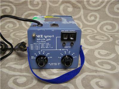 Viz isotap ii wp-27A portable isolation transformer