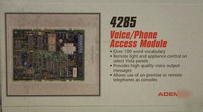 Ademco 4285 voice/phone access module- 