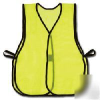 High visibility mesh vest, lime; sizes 2XL-3XL