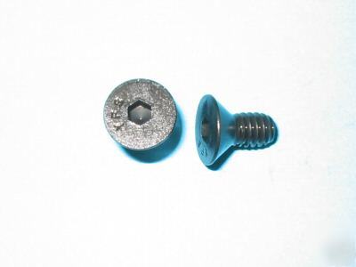 100 flat head socket cap screws- size: 5/16-18 x 1
