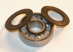 16 roller hockey bearing hybrid ceramic sealed vxb