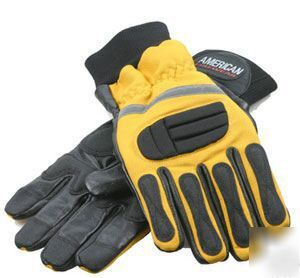 Firefighter responder gloves. rescue, extrication.