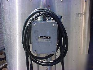 500 liter 316L electric jacketed tank stainless steel