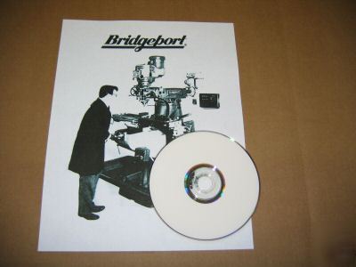 Bridgeport milling machine manual & parts list on cd