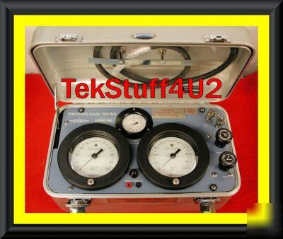 Pressure tester pneumatic portable and self contained