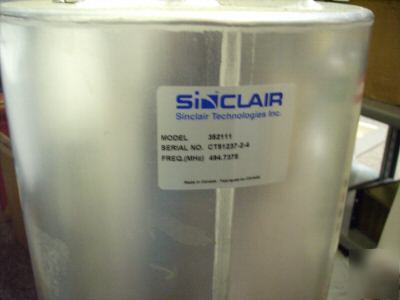 Sinclair uhf filter cavity, 3/4 wave band-pass