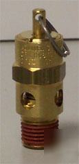 Air compressor safety relief popoff valve 165PSI