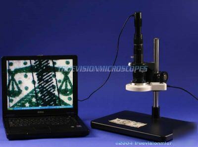 0.7X - 4.5X zoom inspection video microscope w/ case 