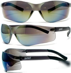 Dane rainbow mirror lens safety glasses sunglasses Z87