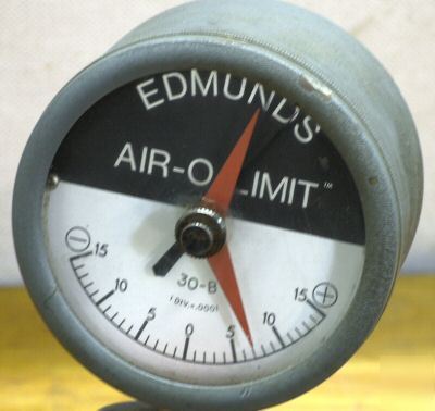 Edmunds air-o-limit 30-b pneumatic bore gauge gage #2