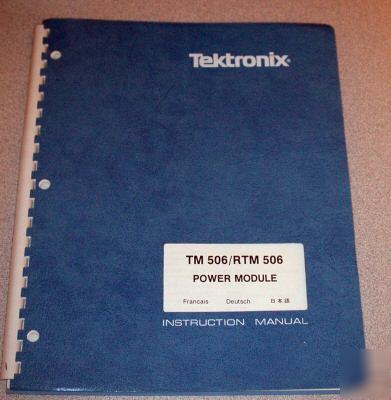 Tek TM506 original oem serivice & oeprating manual