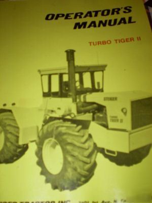 Steiger turbo tiger ii tractor operators manual
