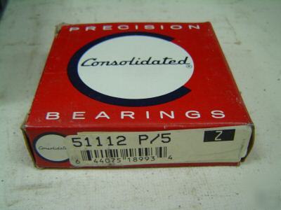 1 consolidated thrust ball bearing-single direction