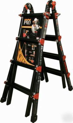 17 1A little giant ladder pro series w/ all 3 acc