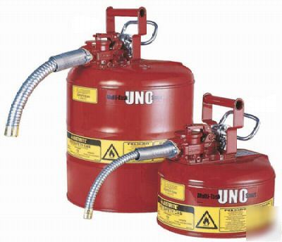 Justrite 2 gallon uno safety can type 2 