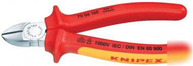 Knipex electricians insulated daigonal cutters 6