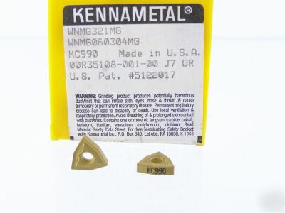 New 40 kennametal wnmg 321MG KC990 carbide inserts O622