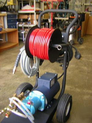 Sewer jetter-drain cleaner snake machine rooter