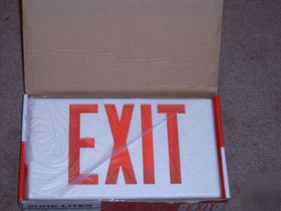 Cooper lighting led exit sign single or double faced