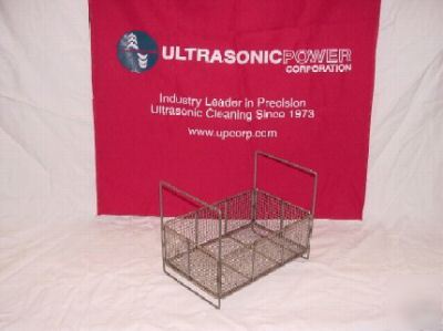 Industrial stainless steel parts cleaning basket 12