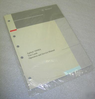 New agilent 16048A test leads operation service manual