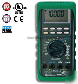 Greenlee dm-810 industrial true rms digital multimeter 