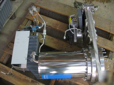 Used cti on-board 8 cryopump w/ vat hv gate valve