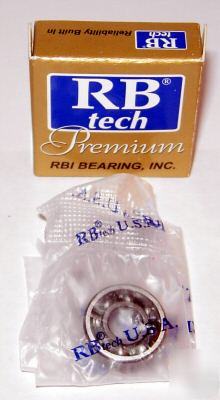 (10) R4 open, premium grade ball bearings, 1/4