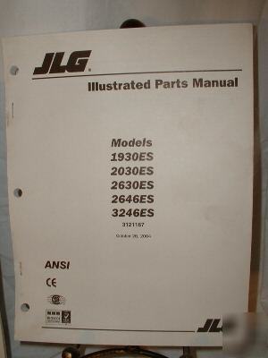 Jlg service & parts manuals electric scissor lifts