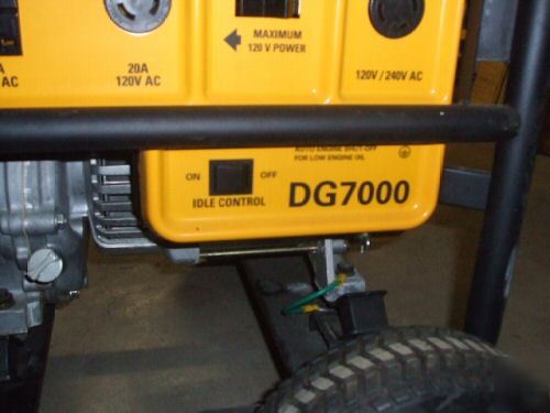 New dewalt DG7000 generator, (8 hours)