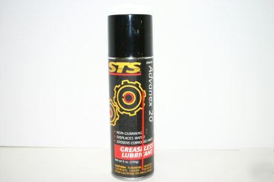 Sts advanex 20 greaseless lubricant. 1 case (12 cans)