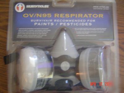 Survivair ov/N95 respirator recommended for paints