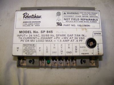 Robertshaw controls ignition module SP845 100-0834-11