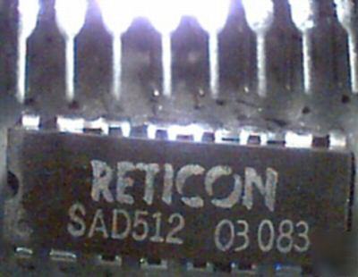 (2) SAD512 analog delay line (half of SAD1024),reticon 