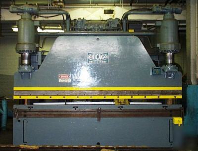 Chicago 200 ton mod. 200 v-10,hydraulic cnc press brake
