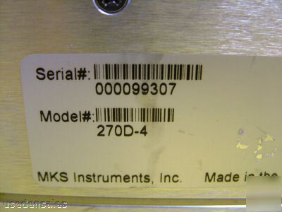 Mks type 270 signal conditioner 270D-4